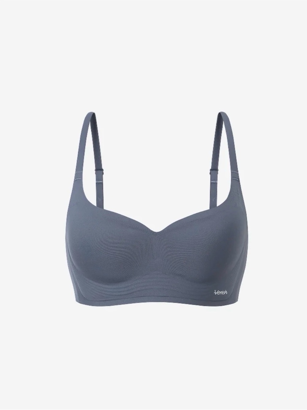 Verish Blue Charcoal Cool Fit Bra Volume Lift Up Seamless - S, NWT